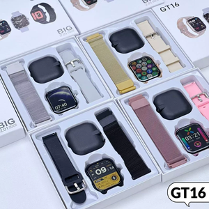 Montre connectée GT16 tendance et abordable avec double <span class=keywords><strong>bracelet</strong></span>, Montre connectée GTS4, <span class=keywords><strong>Bracelet</strong></span> sport multifonctionnel - Product Image 3