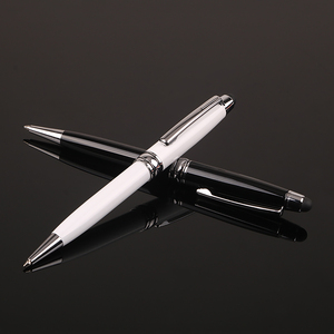 Bolígrafos Ejecutivos Blancos Profesionales de Doble Función con Lápiz Táctil para Regalos Publicitarios Corporativos - Product Image 3