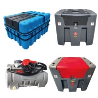 Réservoir Diesel 1000l, Station de remplissage Portable, essence, carburant, Caddy, carbone, réservoir Diesel, HUB, transfert Diesel, réservoir de carburant