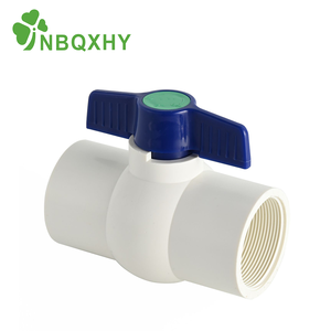 Válvula de <span class=keywords><strong>Bola</strong></span> de PVC de 3/4" con Conexión NPT para Agua, Fabricada en China - Product Image 1