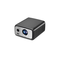 Projecteur portable LED LCD 2025, système Android 12, 2+64G, résolution native 1920x1080p, 1400 ANSI Lumens, WiFi 5G, BT, Home Cinéma