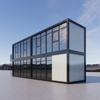 Fabricant personnalisé dans un conteneur modulaire maisons préfabriquées avec douche salle de bain et armoires de cuisine maison préfabriquée pour le canada
