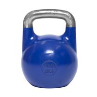 Kettlebell de compétition en fer (poignée de 35mm) 8-48 KG Kettlebell en acier en poudre avec poignée de 35mm pour entraînement de répétition femme homme