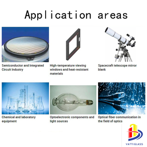 Pour recevoir des éloges sincères des clients, le verre de quartz résiste aux acides et aux bases pour les équipements de laboratoire - Product Image 5