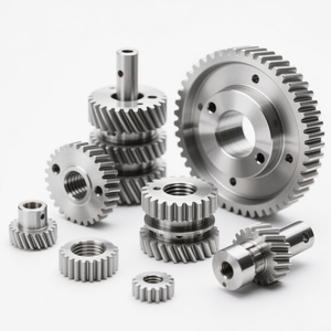 บริการเครื่องจักรอะลูมิเนียมหล่อขึ้นรูปชิ้นส่วนเฟืองชิ้นส่วนอะไหล่เครื่องจักร CNC แบบปรับแต่งได้ - Product Image 3