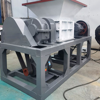 Automatische Dubbele As Shredder Machine Stronk Olijf Core Kokosnoot Schelp Fiber Raffia Houtwol Landbouw Shredder Machine