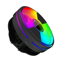 Lovingcool nouveauté UFO conception ordinateur CPU radiateur ventilateur couleur LED changeant rvb CPU refroidisseur d'air ventilateur pour processeur PC