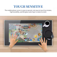 Système Android Windows à écran tactile intelligent de table numérique interactive d'affichage à cristaux liquides d'intérieur libre pour le jeu de café de magasin de détail