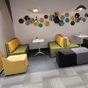 Muebles de Comida Rápida Personalizados, Asientos de Madera para Cafetería, Sofá, Banco para <span class=keywords><strong>Restaurante</strong></span> - Product Image 6