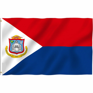 Drapeau Sint Maarten 3x5ft Polyester imprimé numérique Saint Martin Nation des îles des Caraïbes - Product Image 1