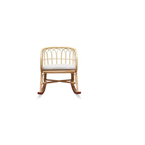 Precio al por mayor Nagata Diseño contemporáneo Mecedora Marco de madera de teca Muebles de restaurante de ratán Uso comercial al aire libre - Product Image 2