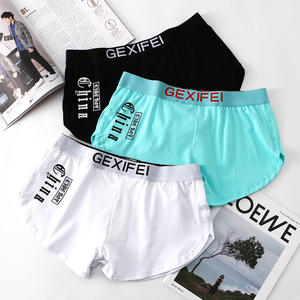 Boxer Americani in Cotone Stampato Pantaloni da Casa Casual Pigiama per Ragazzi Comodi Sportivi Traspiranti Intimo Uomo Boxer a Rete - Product Image 5