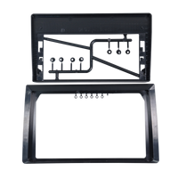 Adaptateur de façade radio Android Meihua 9 à 10 pouces, kit de transition 10 à 9 pouces pour panneau de montage audio de tableau de bord de voiture pour DVD