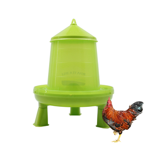 Mangeoire à poulet d'extérieur verte, résistante aux intempéries, seau à nourriture imperméable et anti-oiseaux, prix de gros disponible - Product Image 1