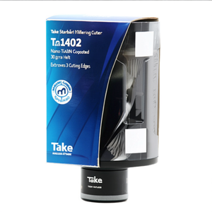 Ttake Standard Carbide Milling <b>Cutter</b> Ta1402 Nano TiAlN Coated 30 Degree Helix Extra Short For Grooves 3 Cutting <b>Edges</b> - Product Image 2