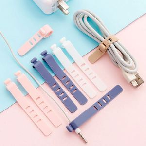 สายรัดจัดระเบียบสายเคเบิลซิลิโคน X919 สำหรับสายชาร์จและสายดาต้า iPhone - Product Image 2