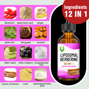 Tintura Líquida de Berberina Liposomal de Marca Privada 12 en 1, Suplemento para Apoyar el Metabolismo, el Colesterol y la Presión Arterial - Product Image 4
