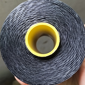 Hilo 100% poliéster teñido encerado cono rollo grande 210d 1,0mm resistente al agua para costura y tejido de cuero al por mayor - Product Image 5