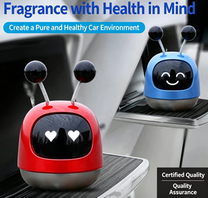 New <strong>Robot</strong> Car Solid Fragrance Ornament Long-lasting Light Fragrance Deodorizer Air Freshener Car Interior Decoration Car <strong>Perfume</strong> - Product Image 3