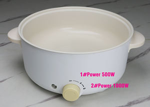 Marmite Électrique Multifonction 1000W à 2 Niveaux de Puissance, 5L, Antiadhésive, pour <span class=keywords><strong>Fondue</strong></span>, Usage Domestique, avec Support en Langue Néerlandaise, pour 2 à 6 Personnes - Product Image 6