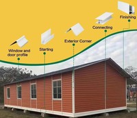 Maisons préfabriquées modernes de luxe, villas résidentielles à structure métallique légère à construction rapide, fournies directement par l'usine.