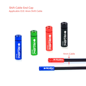 RC101 <span class=keywords><strong>RISK</strong></span> 4/5mm Capuchon de câble de vélo Embouts de changement de vitesse MTB Road Bike Cable Cover - Product Image 4