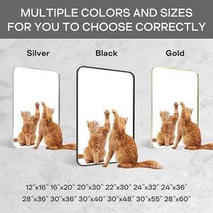 Thiết kế hiện đại thông minh LED gương chất lượng cao treo tường hình chữ nhật nhà máy bán buôn cho khách sạn chiếu sáng phòng tắm tính năng - Product Image 6