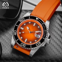 Montres de plongée automatiques professionnelles OEM, étanches, en acier inoxydable, avec mouvement NH35, verre saphir, luminescentes