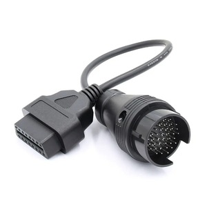 OBDII 16 Pin Male To 26 Pin Female Adapter Cable 200cm For Car