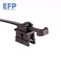 Attaches de câblage mobiles pour goujons de soudure, attaches de câblage pour équipement électrique, gestion des câbles de voiture avec boucle à clip métallique 5MMx200MM