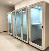 Cabine téléphonique insonorisée pour bureau personnel, pièce insonorisée préfabriquée, cabine téléphonique pour bureau à domicile