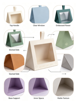 Boîte cadeau de banquet portable, recyclable, étanche, avec fermeture magnétique et fenêtre transparente, personnalisable, impression quadricolore, boîte simple