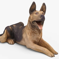 Aangepaste Polyresin Souvenir Hond Decor