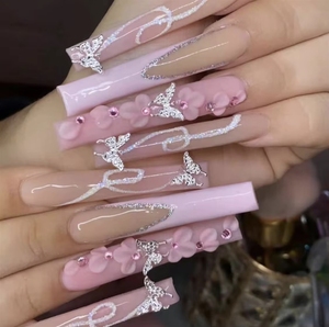 <span class=keywords><strong>Uñas</strong></span> postizas artesanales al por mayor, <span class=keywords><strong>uñas</strong></span> <span class=keywords><strong>de</strong></span> presión <span class=keywords><strong>largas</strong></span> con diseño <span class=keywords><strong>de</strong></span> cobertura completa, pegamento para mujer, marca privada, <span class=keywords><strong>uñas</strong></span> acrílicas gruesas - Product Image 3