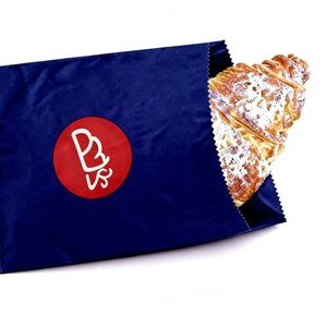 Disposable Eco-Friendly Food Grade Greaseproof Waterproof Food <b>Paper</b> <b>Bag</b> Custom Printed Kraft <b>Paper</b> Bread Packaging - Product Image 2