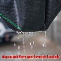 Tapis de contrôle des adventices en tissu non tissé PE durable, biodégradable, noir, perméable et respirant YOU NONG CTFCB-02 Shandong