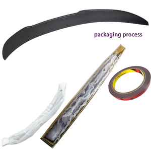 สำหรับ E71 PSM สไตล์คาร์บอนไฟเบอร์ สปอยเลอร์หลัง ปี 2007-2014 - Product Image 6