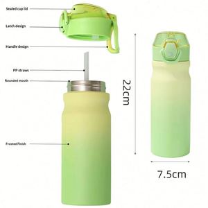 Vente flash - Tasse de 550 ml en acier inoxydable 304 à double paroi isolée, bouteille d'eau avec logo personnalisé, thermos pour cadeau d'entreprise - Product Image 3