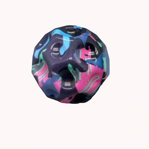 Pelota de Espuma de Poliuretano de Colores, Alta Elasticidad, con Estampado Degradado de Luna, Juguete de Descompresión de Camuflaje para Niños - Product Image 3