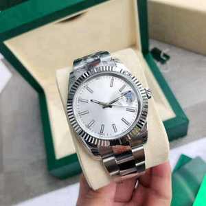 2025 High-end <b>Men's</b> Mechanical <b>Watch</b> with Steel Strap and White Dial, Calendar Mechanical <b>Watch</b> - Product Image 1