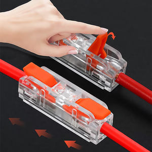 Компактный пресс-коннектор для проводов: прозрачная клеммная колодка «один вход — один выход» для быстрого соединения - Product Image 4