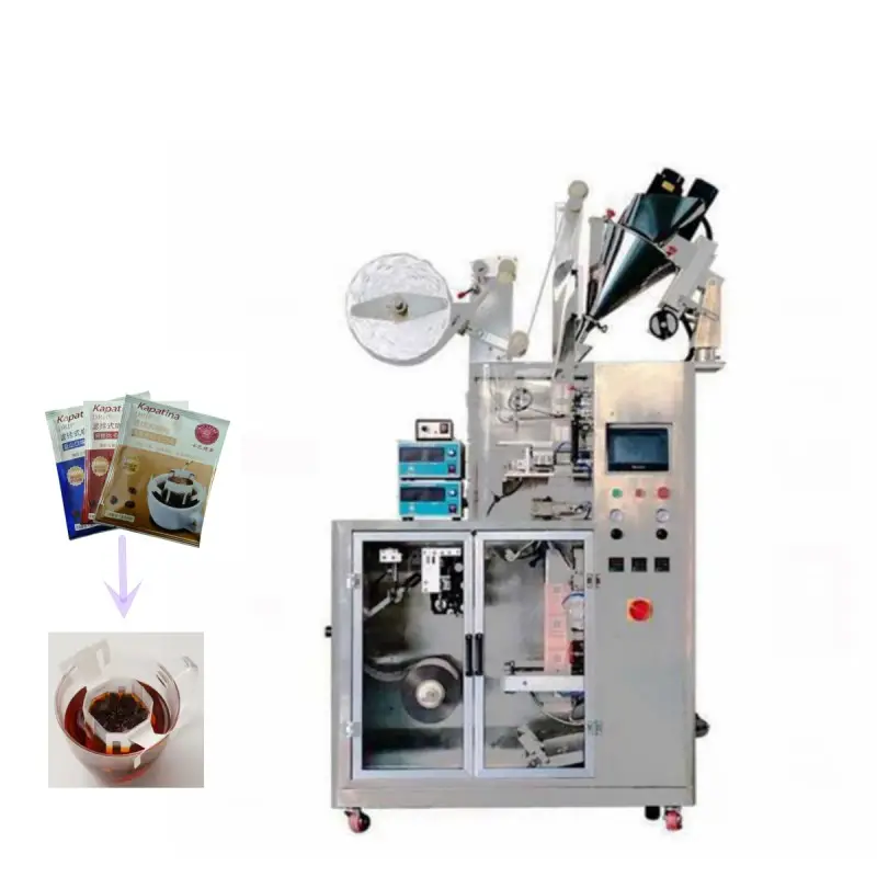 Confezionatrice automatica completa del sacchetto filtro della bustina del caffè del gocciolamento macchina imballatrice multifunzionale della polvere