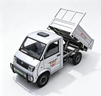 Camionnette électrique hybride Thunder Mini 4 roues, modèle d'exportation démonté CKD SKD, véhicule de transport de marchandises avec benne basculante hydraulique