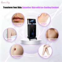 Máquina de Depilación de Alta Eficiencia con Triple Onda, Dispositivo Estético para Rejuvenecimiento Facial para Salón