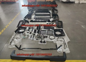 Pour <span class=keywords><strong>Mercedes</strong></span> Benz G63 nouveau Kit de carrosserie de sourcil de roue de pare-chocs avant et arrière de gril - Product Image 2
