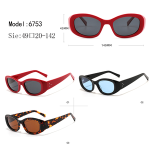 Red Cat Eye Sunglasses Full Rim UV400 Protection Unisex Adult Style - Product Image 3