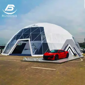 Wholesale Aluminum Transparent Waterproof Geodesic Dome Car Exhibition Business Advertise Wedding Parties Marquee Outdoor Tents