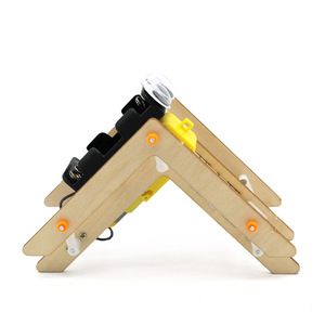 Kit de robot en bois à monter soi-même, 23 cm, jouet d'expérimentation scientifique pour enfants de 8 à 13 ans, ensemble de montage de modèle éducatif de physique - Product Image 1