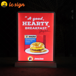 Caja de luz delgada de pie con energía solar Australia Real Estate Sign Custom Led ultra Slim Light Box - Product Image 3