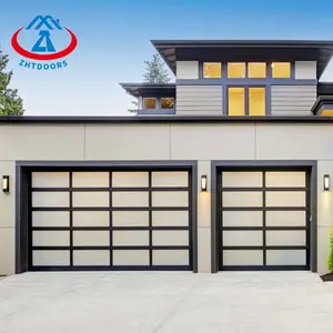 ZHTDOORS Manufacturer New Style Garage Door Steel Insulated Garage Door Panels 18x7 Garage Door